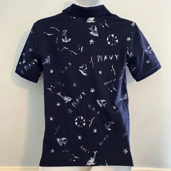 Ralph Lauren Polo Cruise Navy polo shirt Boys Large 14-16 - Picture 3 of 7